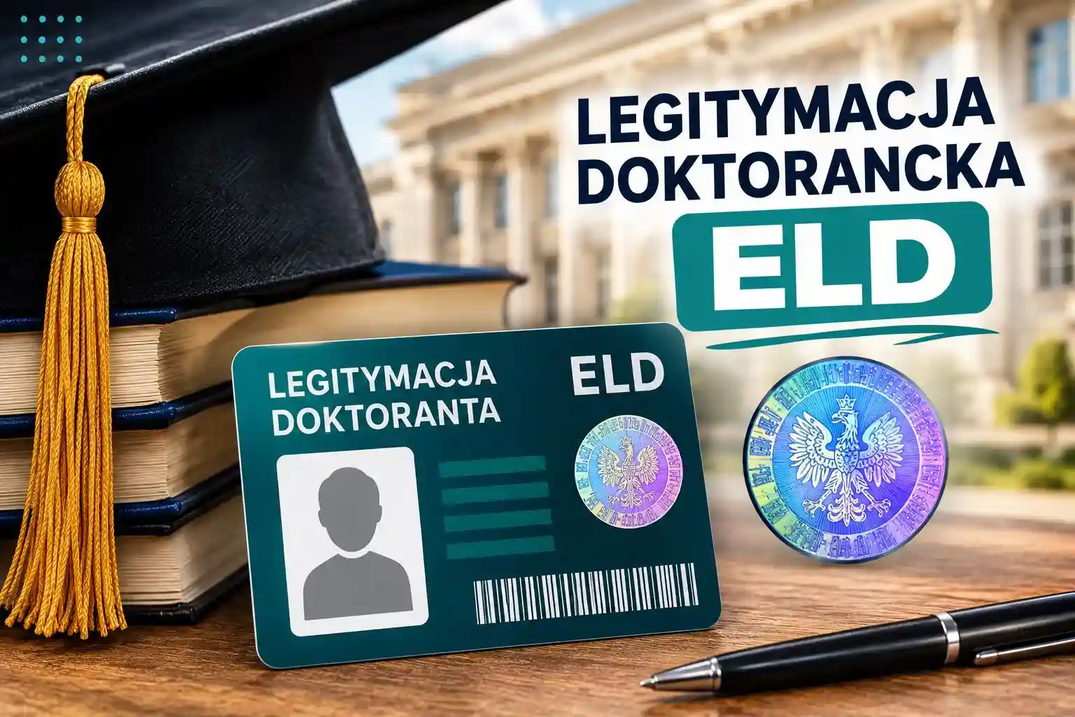 Legitymacja doktorancka ELD – wygląd legitymacji doktoranta i hologram ELD