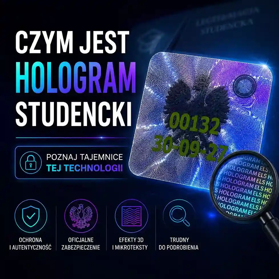 Czym jest hologram studencki – technologia i zabezpieczenia hologramów ELS