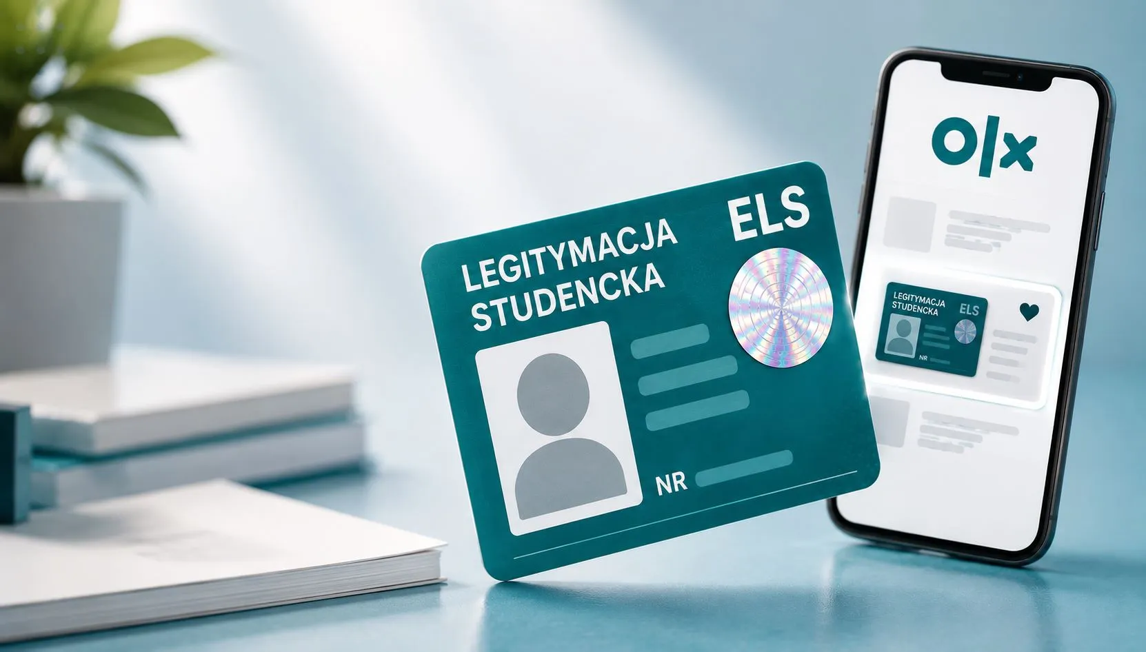 Hologramy na legitymację studencką OLX – naklejki ELS i oferty internetowe