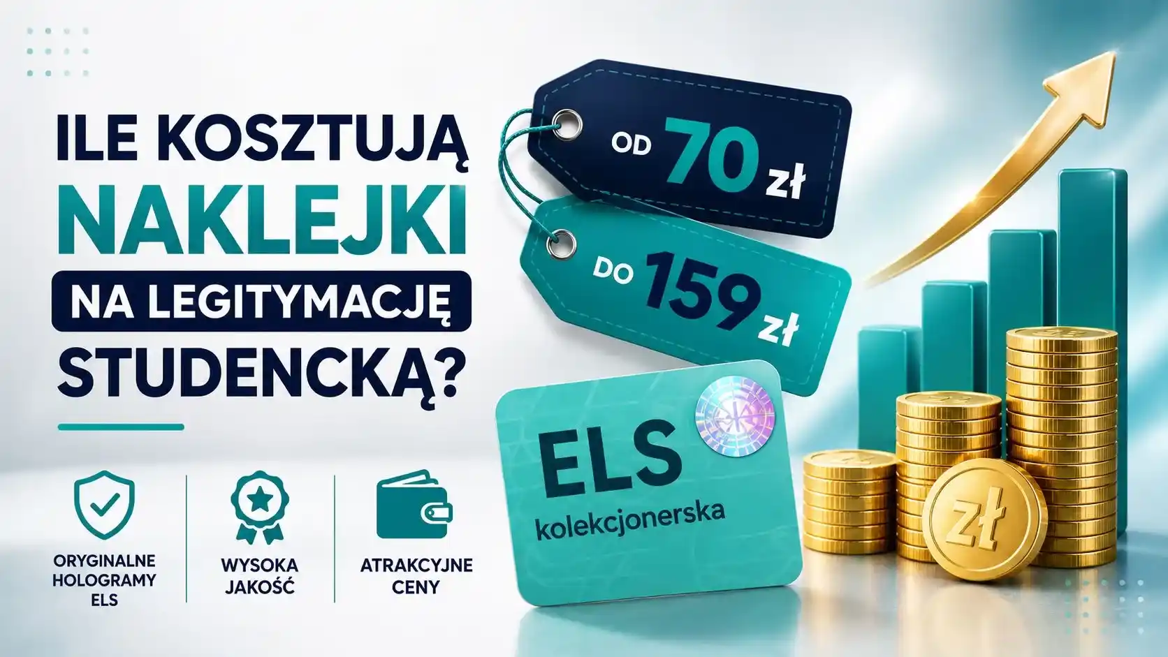 Ile kosztują naklejki na legitymację studencką – cena hologramów ELS