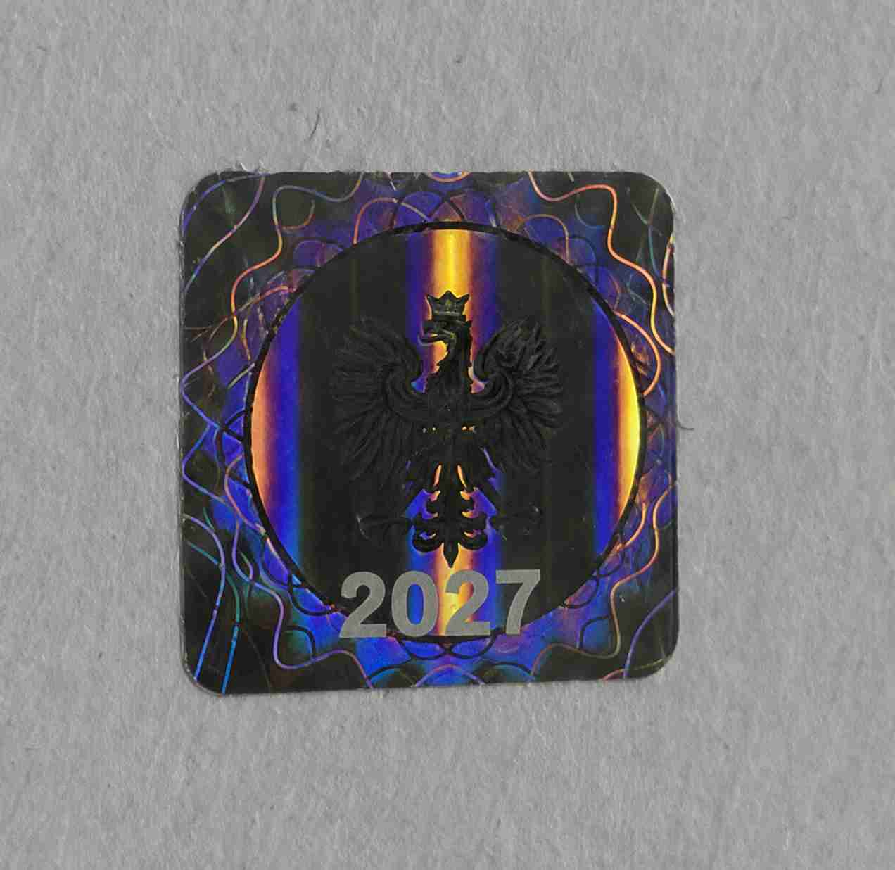 Hologram szkolny 2027 do legitymacji – model B
