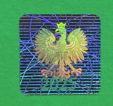 Hologram szkolny na legitymację 2025 – kolekcjonerska naklejka szkolna