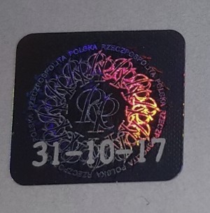 Hologram na legitymację 31-10-17 – kolekcjonerski hologram studencki