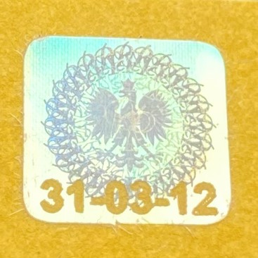 Hologramy na legitymację 31-03-12 – archiwalne hologramy studenckie kolekcjonerskie
